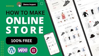 How to Create a wordpress Ecommerce Website 2024  Free  Wordpress ecommerce website tutorial [upl. by Behka139]