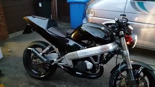 Cagiva planet 165cc Polini kit mito mod [upl. by Kneeland]