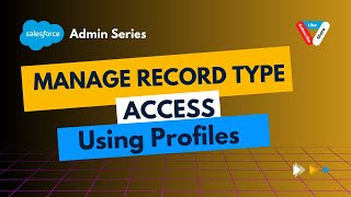 Manage Record Type Access Using Profile [upl. by Erik]