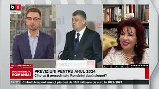 CARMEN HARRA ÎN DIRECT DESPRE PREVIZIUNILE POLITICE PENTRU ANUL 2024Știri B1TV1 mar 2024 [upl. by Brucie]