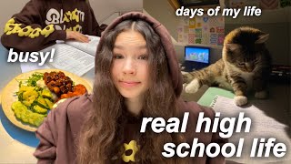 ŻYCIE W LICEUM real high school life VLOG days of my busy life [upl. by Cummings]