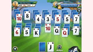 How to play Fairway Solitaire game  Free online games  MantiGamescom [upl. by Nawrocki259]