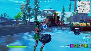 What happens when you throw the Chonker Tires at The Sgt Winters Christmas Truck In Fortnite [upl. by Plusch356]