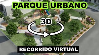 Diseño de PARQUES URBANOS PÚBLICOS y PAISAJISMO ARQUITECTURA Proyectos Urbanos de plazas [upl. by Niel]