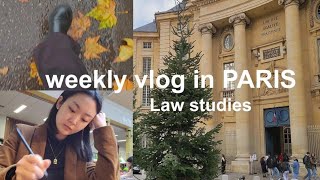 weekly vlog 📚 Paris 1 PanthéonSorbonne Law School 파리 소르본 법대 [upl. by Julian]