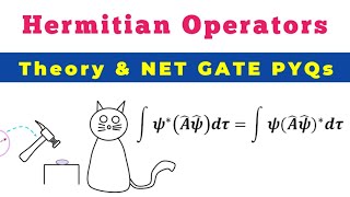 Hermitian Operators Quantum Mechanics CSIR NET GATE Physics [upl. by Fidela301]