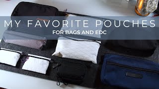 My FAVORITE Pouches For Bags And EDC [upl. by Reidid]