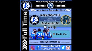 Langley Sports 13 Equinoccial KCFL 02092023 Goal Highlights [upl. by Loos56]