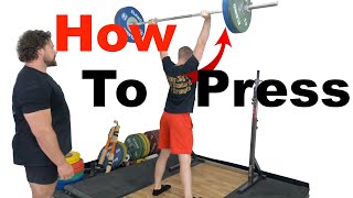 The ULTIMATE Overhead Press Tutorial feat 2019 Worlds Strongest Man Martins Licis [upl. by Llenal467]