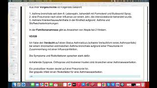 7b Asthma bronchiale Status asthmaticus [upl. by Lechar]