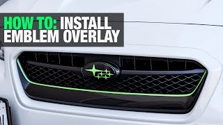 How to Install Subaru Emblem Vinyl Overlays [upl. by Arty288]