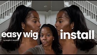 Quick amp Easy Headband Wig Install  BeginnerFriendly Tutorial with Human Hair [upl. by Haye]