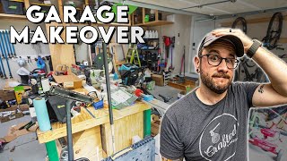 My garage was a DISASTER Garage Storage Makeover [upl. by Gunzburg]