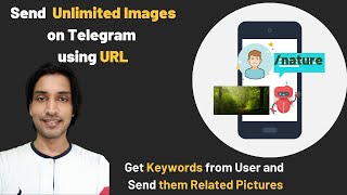 telegram python automation  Sending Images on Telegram using URL [upl. by Dielle841]