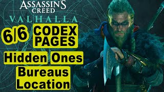 All Magas Codex Pages Hidden Ones Bureau Locations  Assassins Creed Valhalla [upl. by Ecnaret]