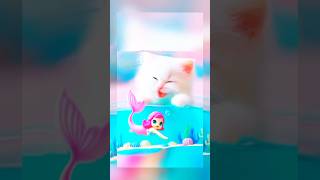 Cute cat ❤️Mermaid small Cat❤️ storytale storymakers storystarter tinytales sstorytime story [upl. by Buatti]