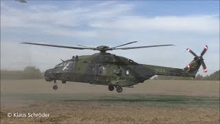 Schneller Adler 2018 NH 90 Landung und Start [upl. by Capp]