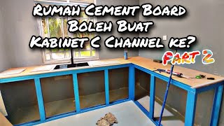 Kabinet Dapur dari C Channel Part 2 [upl. by Cornwell]