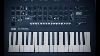 Korg Minilogue XD Live Performance 1 [upl. by Lsil]