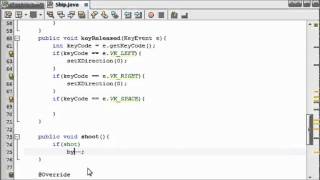 Java Game Programming for Beginners  11  Shooting a Bullet [upl. by Gader483]