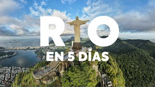 🟢 5 días en RÍO DE JANEIRO  👉 Qué Hacer Atractivos y Dónde Hospedarse 🇧🇷 [upl. by Launamme]