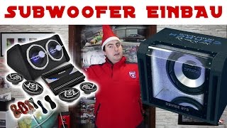 Subwoofer einbauen amp Endstufe nachrüsten  für Jedermann [upl. by Pack]