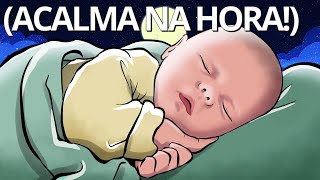 MÚSICA PARA ACALMAR BEBÊ COM CÓLICA E FAZER DORMIR  Canção De Ninar Ruído Branco Para Recém Nascido [upl. by Luca]