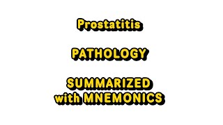 Prostatitis Types  Clinical features Summarized Pathology [upl. by Burget]