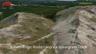 Robert Ridge Route Loop via Speargrass Track ∆ hiking trails ∆ 3dtrailcomnewzealand [upl. by Salas560]