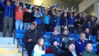 Athlone fans celebrating win against Longford [upl. by Dewhirst180]