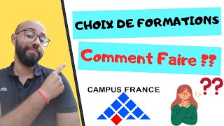 CAMPUS FRANCE Comment faire les bons choix de formations [upl. by Nydia]