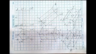 Projection of Solids problem 5 Engineering Graphics engineering drawing Engineering Visualization [upl. by Ecinna735]