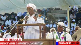 President Mugabe is an anointed leader  says First Lady Dr Amai Grace Mugabe [upl. by Avahc]