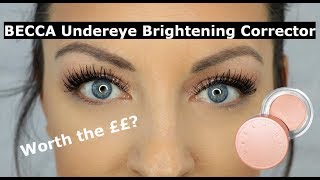 Becca Undereye Brightening Corrector  Review and demo [upl. by Ahsier888]