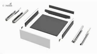 AvanTech YOU drawer system Assembly animation [upl. by Rosenwald]