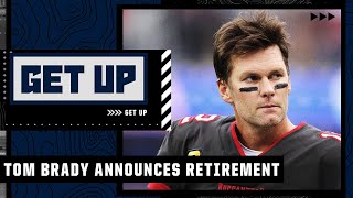 🚨 Tom Brady officially announces his retirement 🚨  Get Up [upl. by Power]