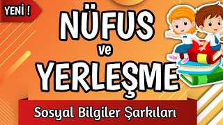 Nüfusun Dağılışını Etkileyen Faktörler Şarkısı  5SINIF SOSYAL BİLGİLER NÜFUS ve YERLEŞME [upl. by Plume]