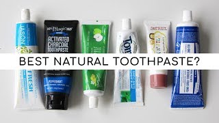 6 Natural Toothpaste Brands Reviewed  FluorideFree Vegan Kid Friendly [upl. by Duyne]