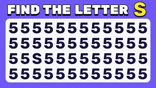 Find the ODD One Out  Numbers and Letters Edition ✅ Easy Medium Hard  30 levels [upl. by Yancy]