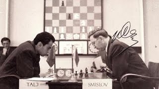 Vasily Smyslov vs Mikhail Tal  BledZagrebBelgrade Candidates 1959 [upl. by Anawait]