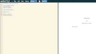 Basic LaTeX 03 Including an Abstract [upl. by Shear]