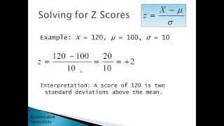 zScores  Introductory Statistics [upl. by Aisatana163]