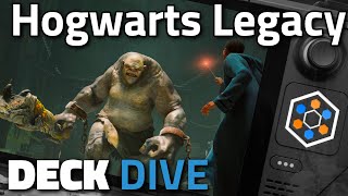 60FPS in Hogwarts Legacy on Steam Deck  Deck Dive [upl. by Quickman]