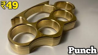 Self Defence Hand Ring Punch Unboxing amp Testing [upl. by Nisotawulo]