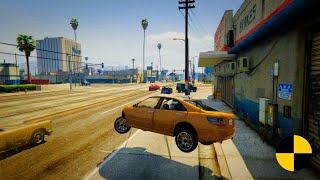 GTA 5 Real Car Crash Test VI 80 [upl. by Grove]