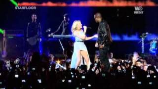 Taio Cruz feat Kylie Minogue  Higher Live  Starfloor  301010 [upl. by Yaya]