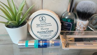 Tobs St James shaving cream  Gillette super slim twist [upl. by Enaols]