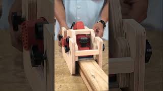 Impressive DIY Handmade Planer  part 1  shorts woodworking trending [upl. by Imot]