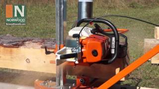 Mill Your Own Boards  EasytoUse UltraPortable amp Very Affordable PortaMill Chainsaw Sawmill [upl. by Anicart]