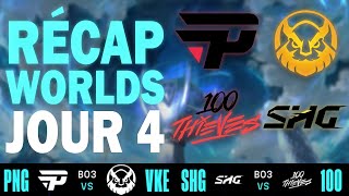 RECAP WORLDS JOUR 4 Les 100 THIEVES se reprennent [upl. by Oahc107]